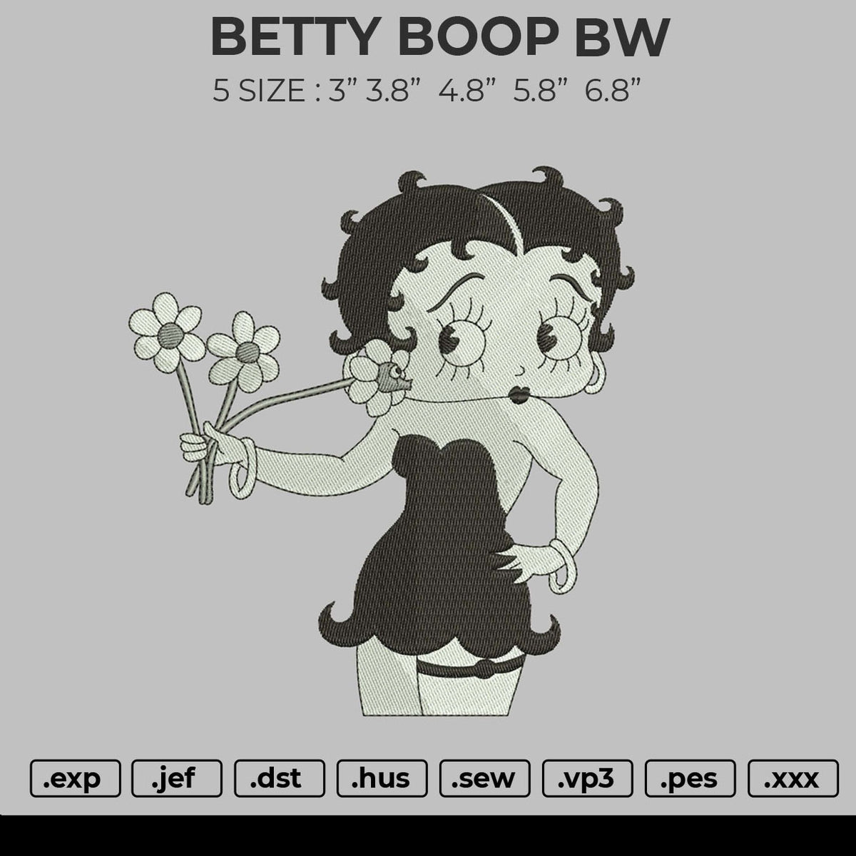 Betty Boop Embroidery – embroiderystores