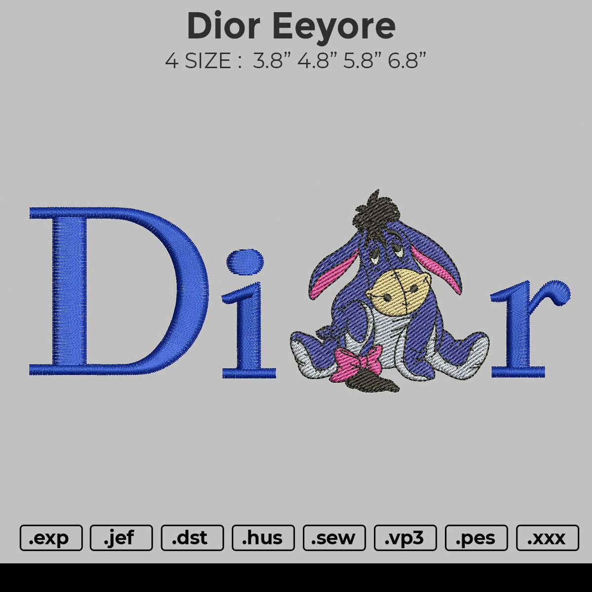 Dior Logo Embroidery – embroiderystores