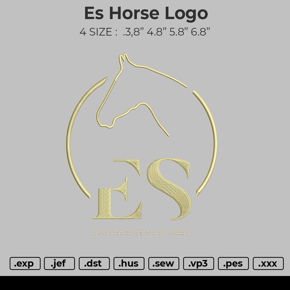 Es Horse Logo – embroiderystores