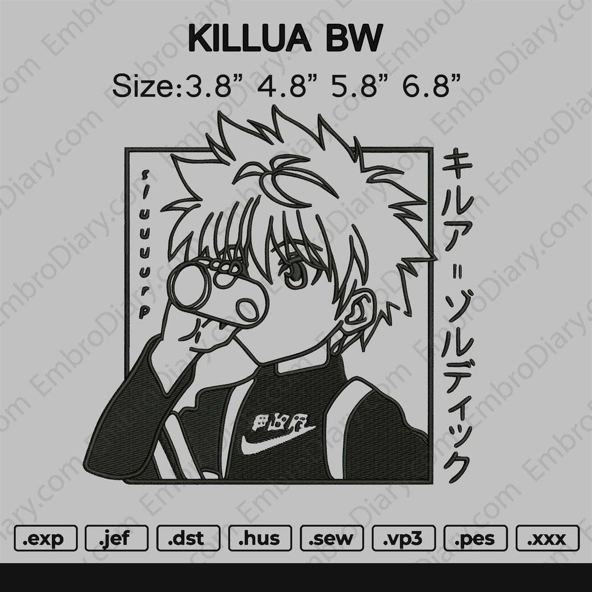 Killua Embroidery 