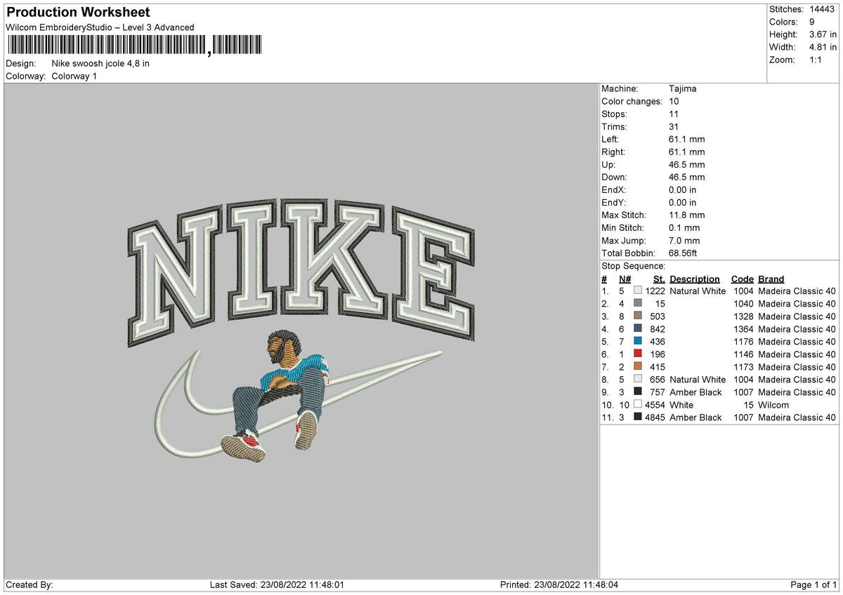 Swoosh inside outlet nike worksheet