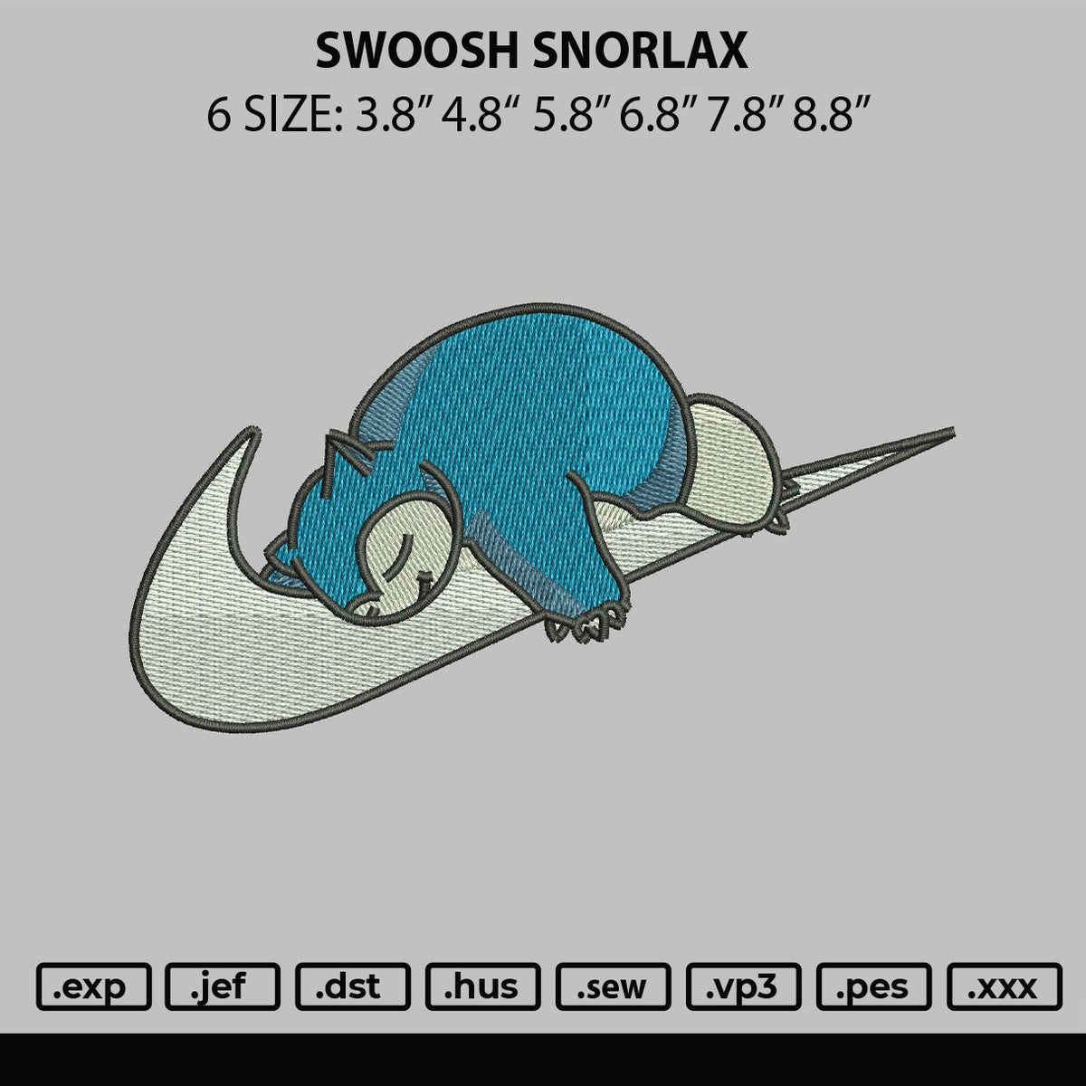 let's finish sewing on the face of Snorlax!! 😳 I'm notorious for not