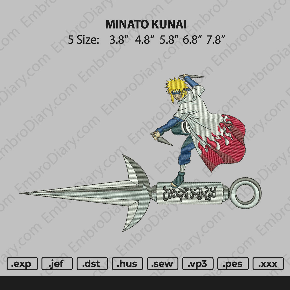 How to Draw Minato Kunai Easy Step by Step 