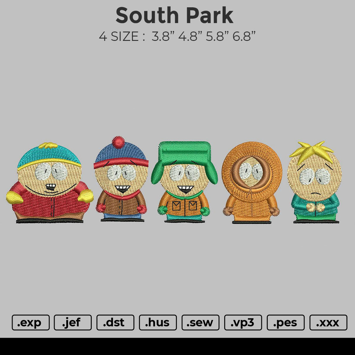 South Park Embroidery – embroiderystores