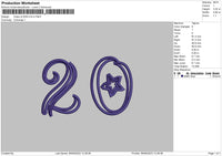 Class Of 2024 3 Parts Embroidery File