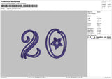 Class Of 2024 3 Parts Embroidery File