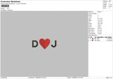 Dj Embroider File 6 sizes