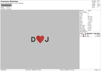 Dj Embroider File 6 sizes