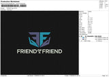 FRIEND Logo Embroidery