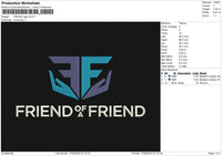 FRIEND Logo Embroidery