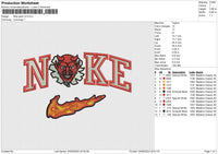 Nike devil v3 Embroidery