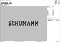 Schumann Embroidery File 6 sizes