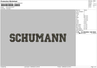 Schumann Embroidery File 6 sizes