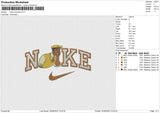 Nike Character Embroidery File 6 size