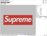 Supreme Applique Embroidery