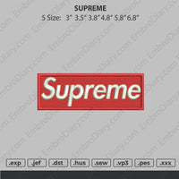 Supreme Applique Embroidery