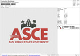 ASCE v1 Embroidery File 6 size