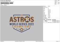 Astros V5 Embroidery File 6 sizes