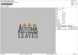 Autumn Embroidery File 6 sizes