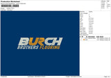 Burch Embroidery File 6 sizes