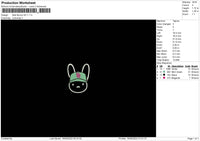 bad bunny sd Embroidery