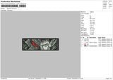 Berserk V6 Embroidery File 6 sizes