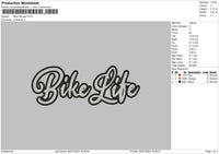 Bike Life App Embroidery File 6 sizes