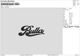 Bulla Satin Embroidery File 6 sizes