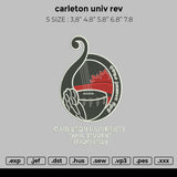 carleton univ rev Embroidery