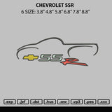 Chevrolet Ssr Emroidery File 6 sizes