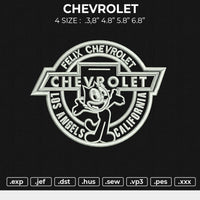 Chevrolet Embroidery