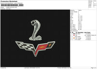 COBRA RACING Embroidery