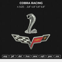 COBRA RACING Embroidery