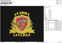 Cuadra Embroidery File 6 sizes