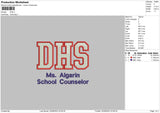 Dhs Embroider File 6 sizes