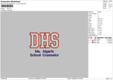 Dhs Embroider File 6 sizes