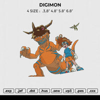 DIGIMON Embroidery