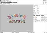 Dword Characther Embroidery File 6 sizes