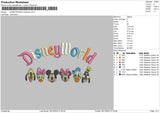 Dword Characther Embroidery File 6 sizes