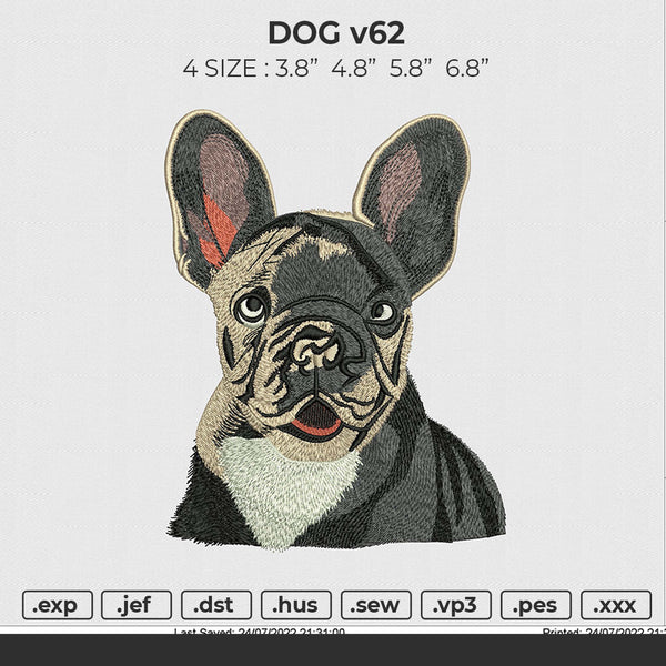 DOG v62 Embroidery