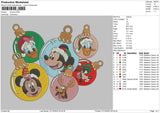 D Xmas Embroidery File 6 sizes