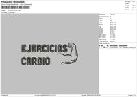 Ejercicios Embroidery File 6 sizes