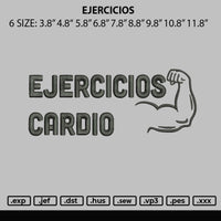 Ejercicios Embroidery File 6 sizes