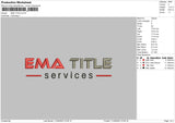 Ema Title Embroidery