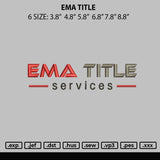 Ema Title Embroidery