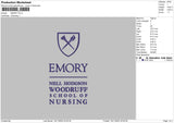 Emory Embroidery File 6 sizes