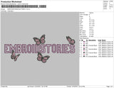 Embroidstories Butterfly Embroidery