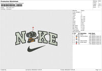 Nike Wall V1 Embroidery File 6 sizes