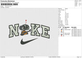 Nike Wall V1 Embroidery File 6 sizes