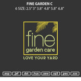 Fine Garden C Embroidery File 6 sizes